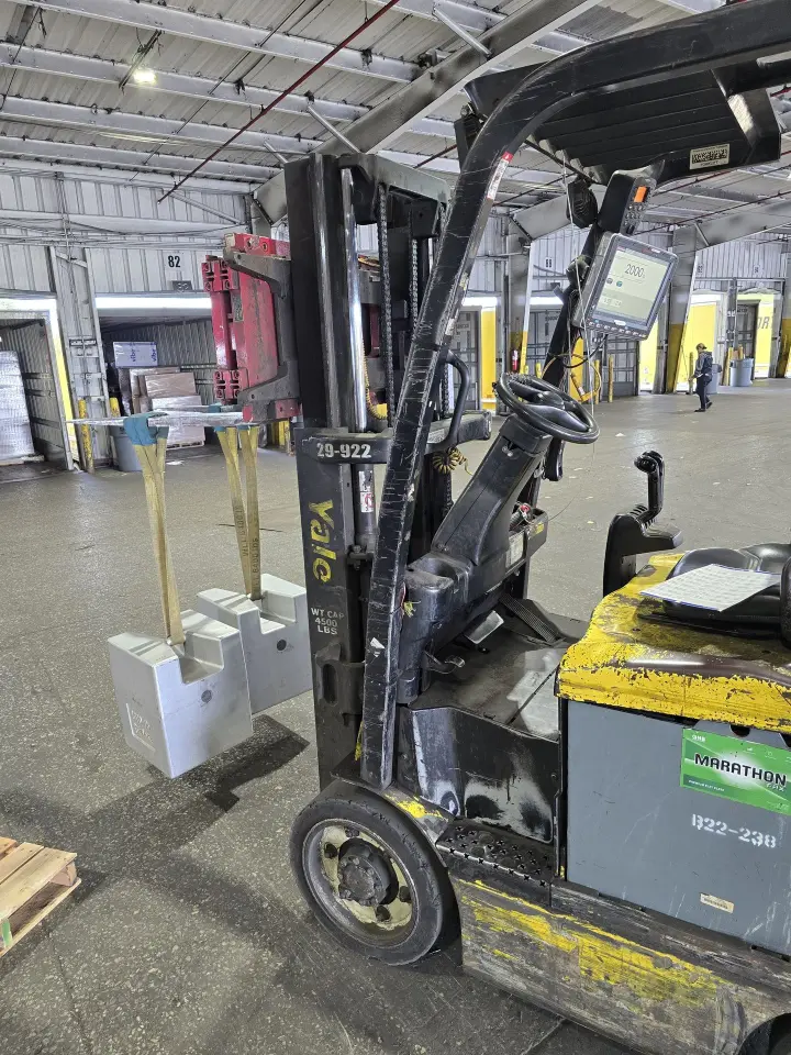 Rice Lake Forklift Scale Calibration 2,000 lbs NIST Traceable Test Weights cross docking facility