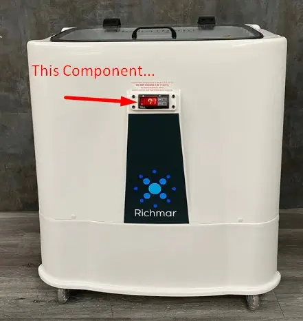 richmar hydratherm hydrocollator digital temperature controller programmed