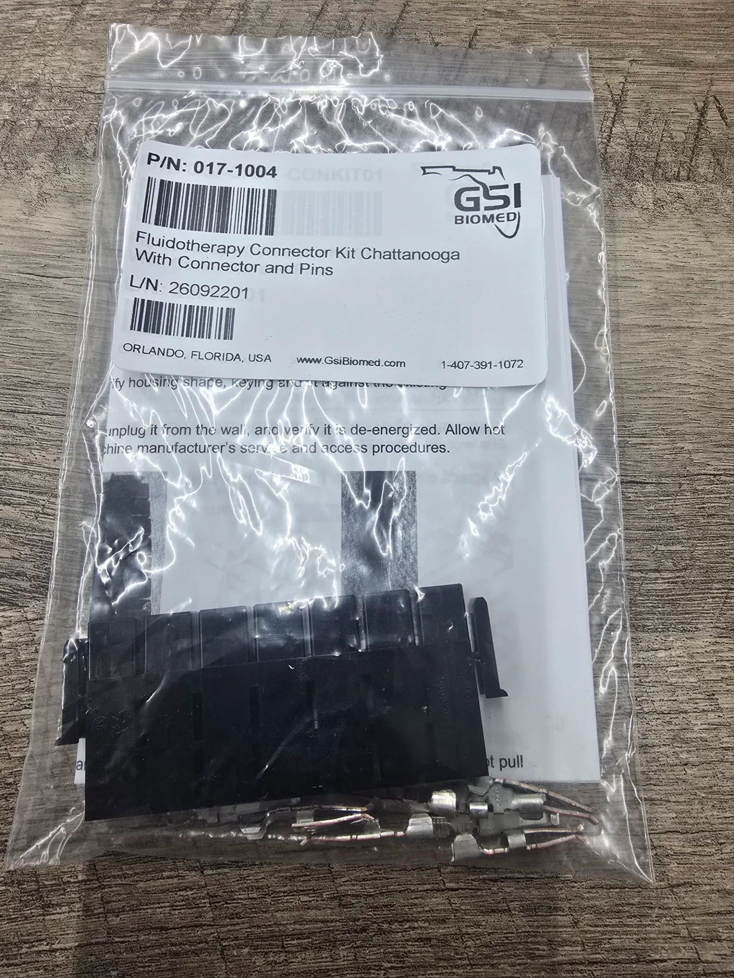 Chattanooga Fluidotherapy | 115E/DE Main Wiring Harness | Replacement Connector Kit